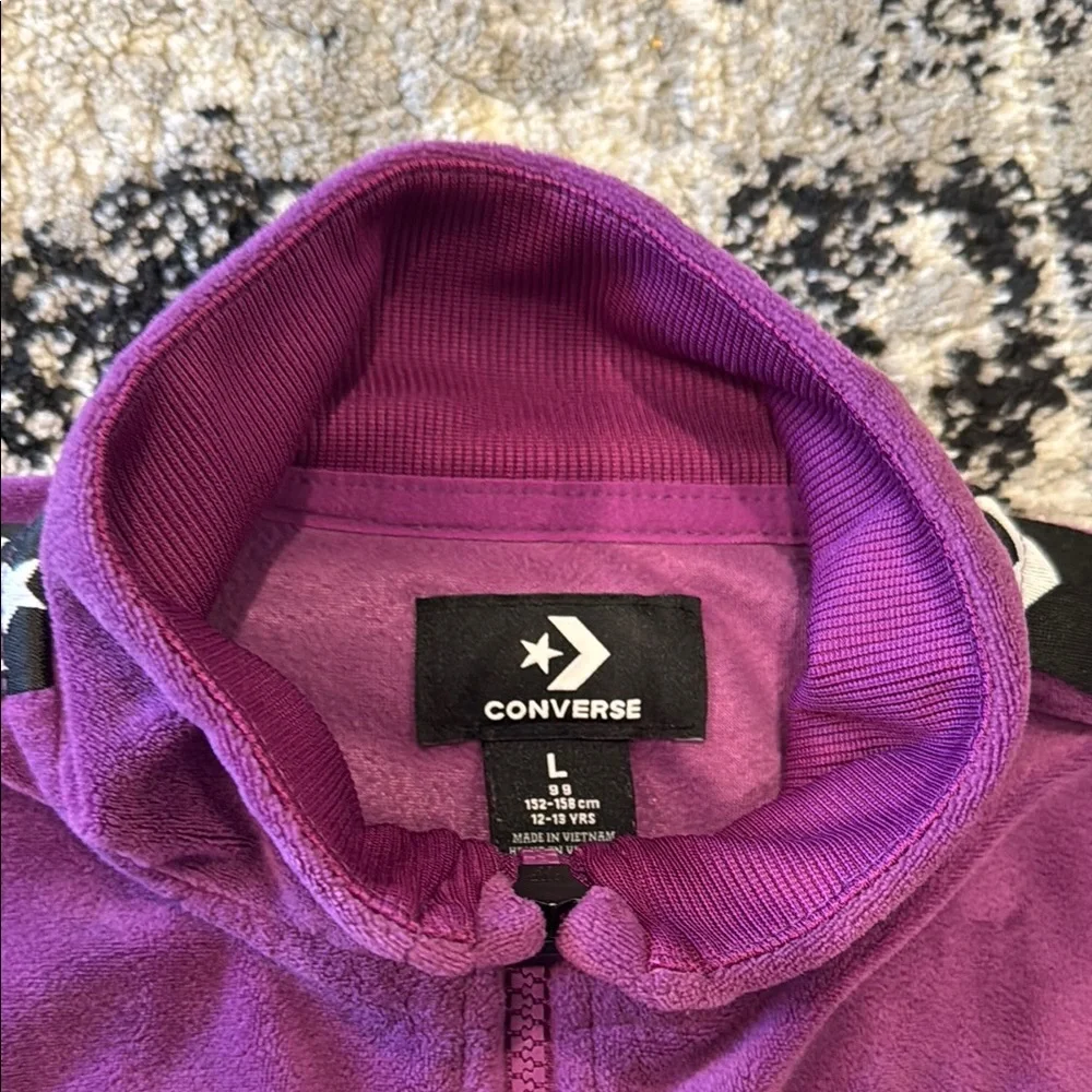 🛍️Converse Purple Track Jacket